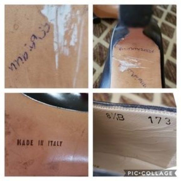 SALVADOR FERRAGAMO LEATHER AND SUEDE OXFORDS 8 1/2 - Picture 7 of 7